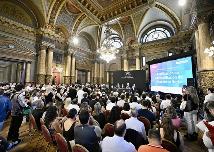 KICILLOF HABILITÓ EL ACUEDUCTO NORTE PARA GARANTIZAR EL AGUA POTABLE A MÁS DE 30 MIL BONAERENSES