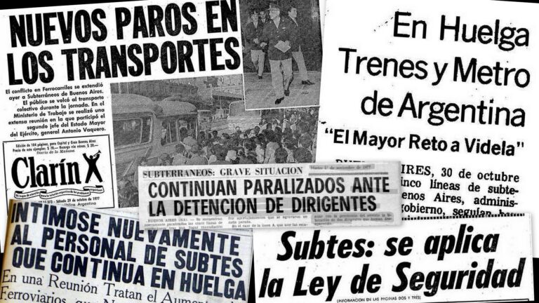 A 50 AÑOS DEL GOLPE – “EL MAYOR RETO A VIDELA”: CUANDO EL SUBTE LE HIZO PARO A LA DICTADURA