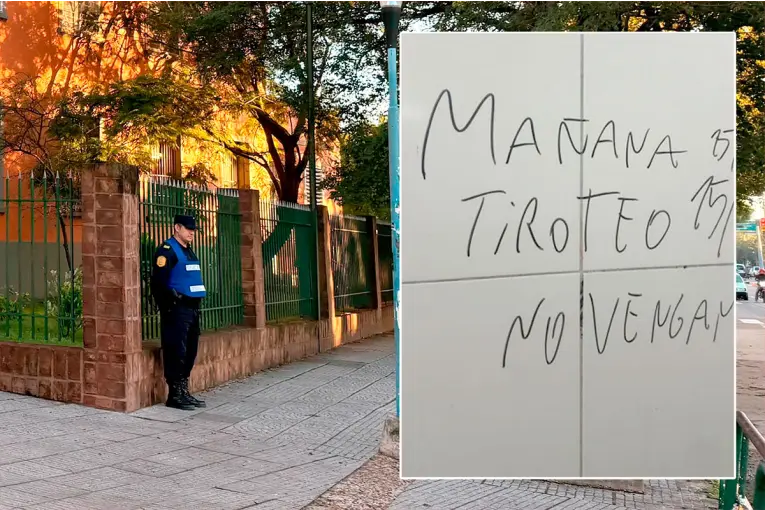 SANTA FE: LOS PADRES DE LOS ALUMNOS QUE REALICEN AMENAZAS PAGARÁN EL COSTO DE LOS OPERATIVOS