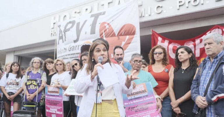 GARRAHAN: CONFERENCIA DE PRENSA DENUNCIAN INTENTOS DE DESPIDOS Y SUSPENSIONES