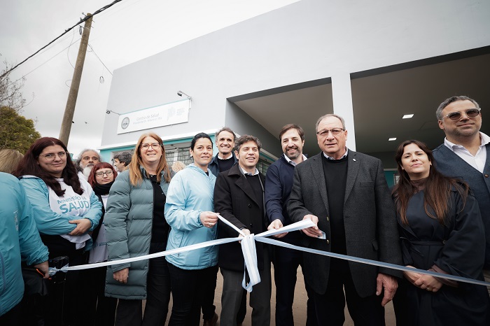 KICILLOF INAUGURÓ UN CENTRO DE ATENCIÓN PRIMARIA DE LA SALUD