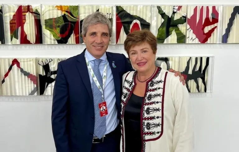 LAZOS. GEORGIEVA VIENE A LA ARGENTINA Y EL GOBIERNO BUSCA REFORZAR EL VÍNCULO CON EL FMI