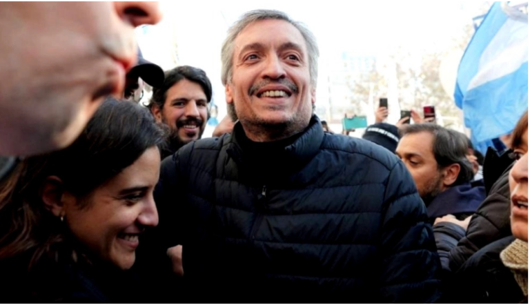 MÁXIMO EN SAN JOSÉ 1111: “CFK NO ESTÁ PROSCRIPTA, ESTAMOS PROSCRIPTOS LOS QUE LA QUEREMOS VOTAR”