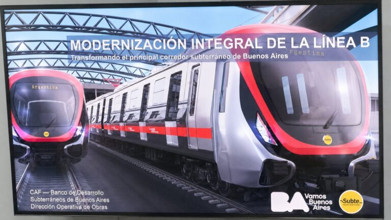 LA CAF APROBÓ LA PRIMERA ETAPA DEL CRÉDITO PARA LA MODERNIZACIÓN DE LA LÍNEA B